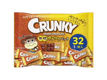 Lotte Crunky “Endless Crunch” Pack (32 pieces)