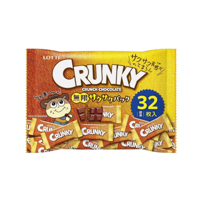 Lotte Crunky “Endless Crunch” Pack (32 pieces)