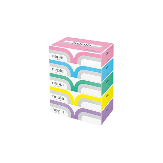 Nepia Premium Soft Tissue 360 Sheets (180 Pulls) × 5 Boxes