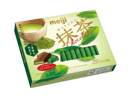 Meiji Matcha Chocolate BOX (26 pieces)