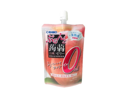Zero-Calorie White Peach Konjac Jelly 130g
