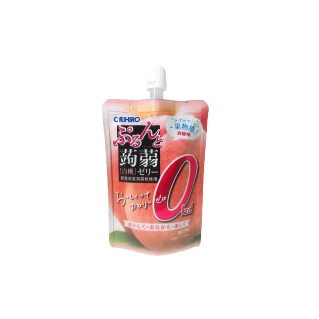 Zero-Calorie White Peach Konjac Jelly 130g