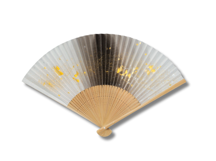金沢箔扇子　墨美　等伯　Tohaku