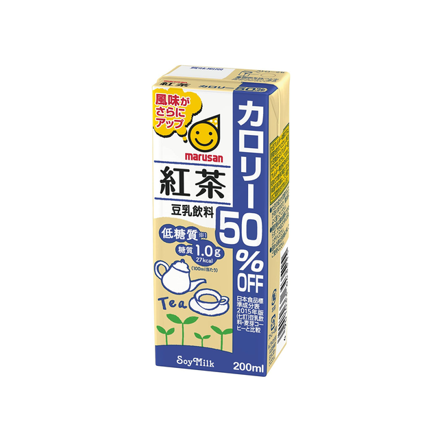 豆乳飲料 紅茶 カロリー50％オフ 200ml
