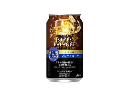 アサヒスタイルバランス食生活サポートハイボールノンアルコール350ml