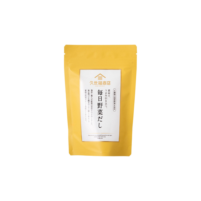 久世福 素材の、うまみ引き立つ 毎日野菜だし 42g