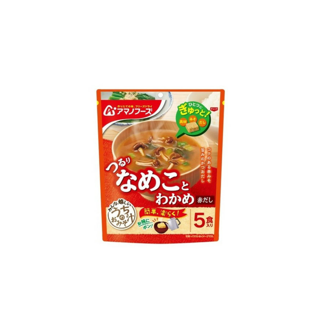 うちのおみそ汁 なめことわかめ（赤だし）５食