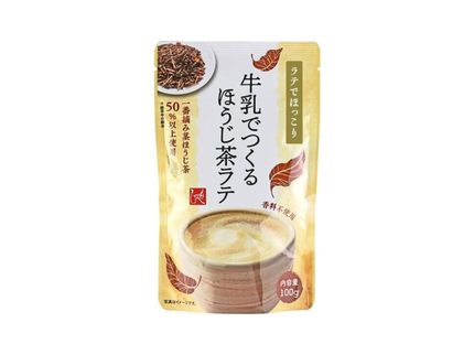 牛乳でつくるほうじ茶ラテ　100g
