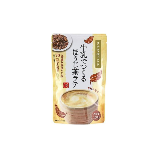 牛乳でつくるほうじ茶ラテ　100g