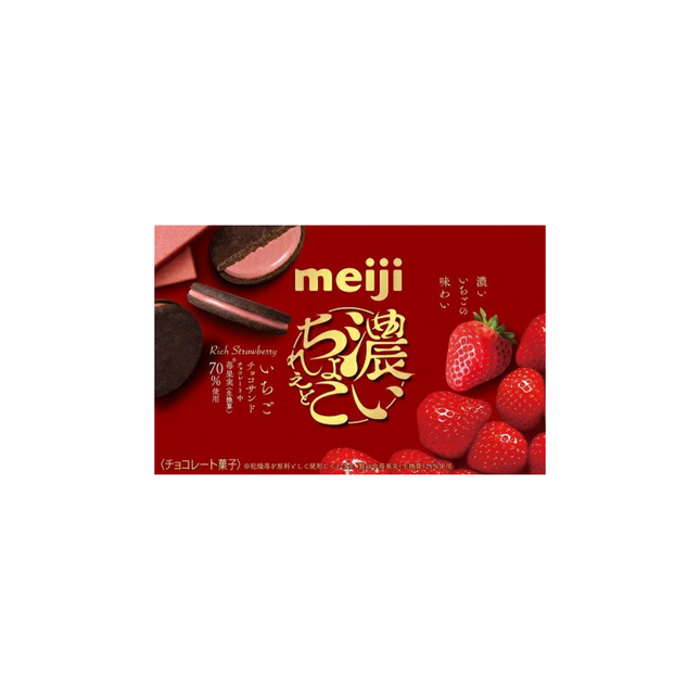 明治濃いちょこれえと いちごチョコサンド